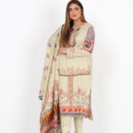 Skin Unstitched 3 Piece Lawn Suit