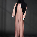Laaj-Peach Abaya Made in Saudi Arabia