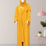 Laaj-Yellow Abaya Made in Saudi Arabia