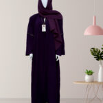 Laaj-Purple Abaya