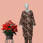 Allover DP- Floral 2pcs Lawn suit